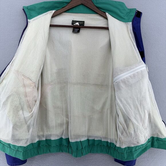 80s Linksport Gore-Tex Color‎ Block Windbreaker Jacket SZ M/L VTG Kidcore Retro - Picture 4 of 10